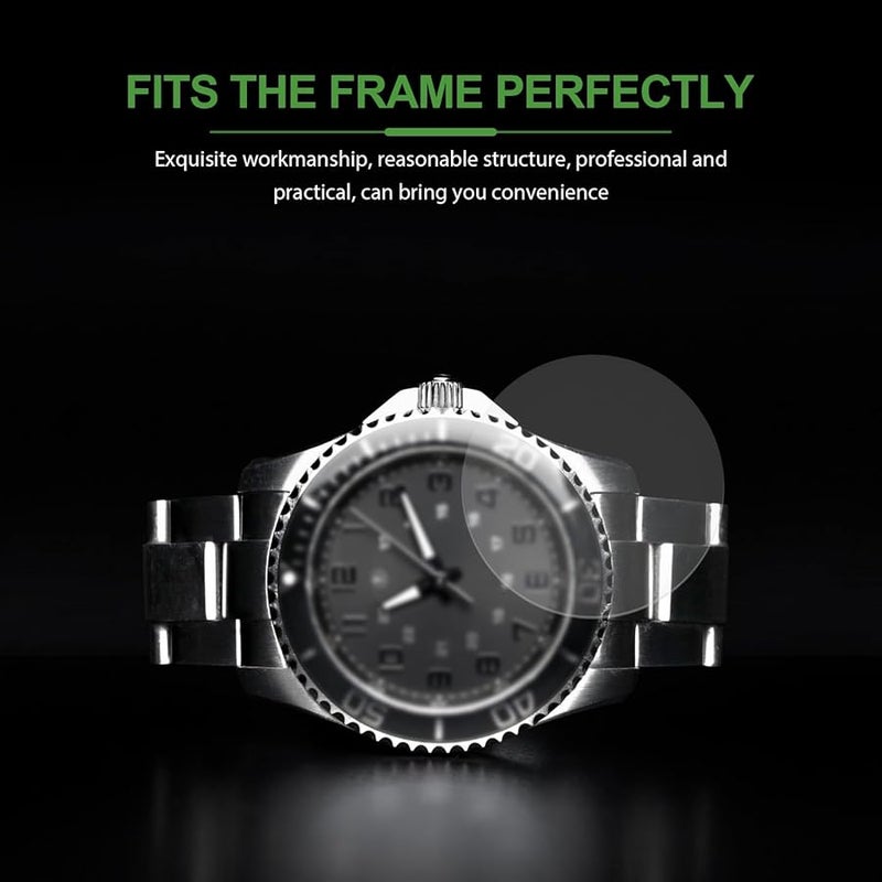 9Pcs Universal Tempered Glass Screen Protector For 35mm 43mm Smartwatch Anti Scratch HD Clear - Image 3